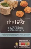 The Best Goat's Cheese and Herb Buscuits