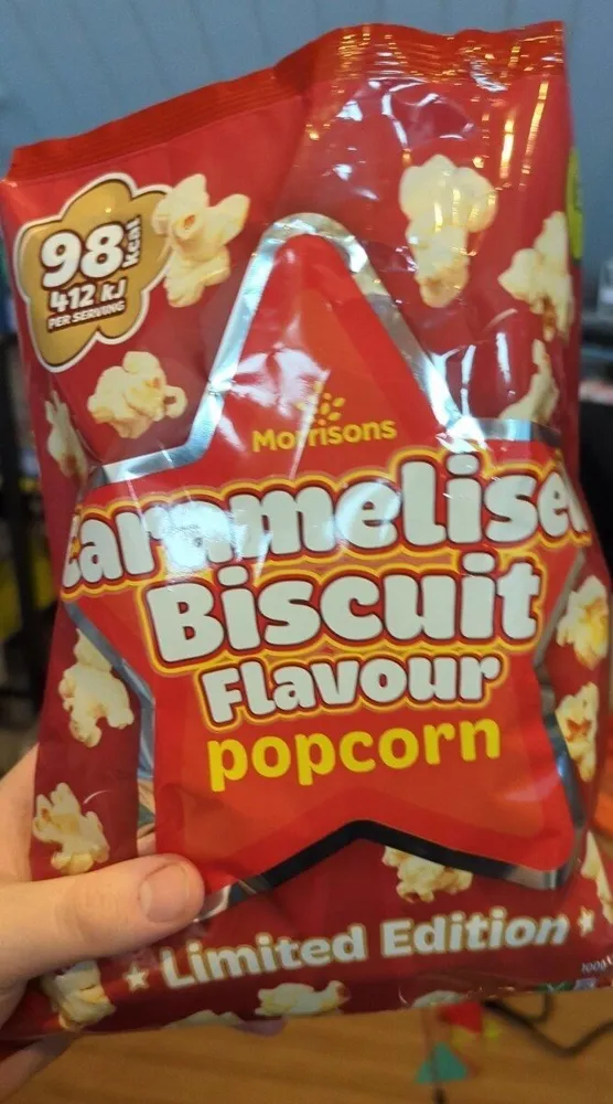 Caramelized Biscuit Flavour Popcorn