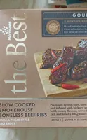 Slow cooked boneless beef ribs