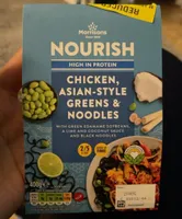 Chicken, asian style greens & noodles