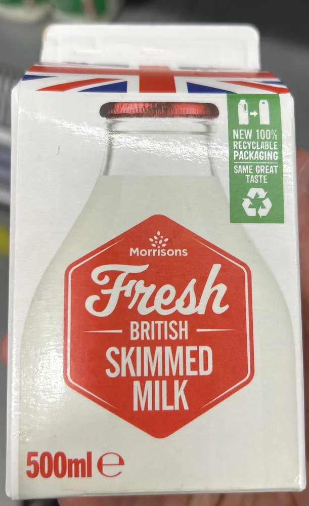 Fresh British Skimmed Milk
