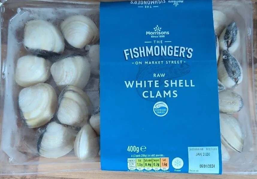 White Shell Clams