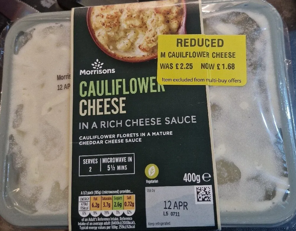 Cauliflower cheese