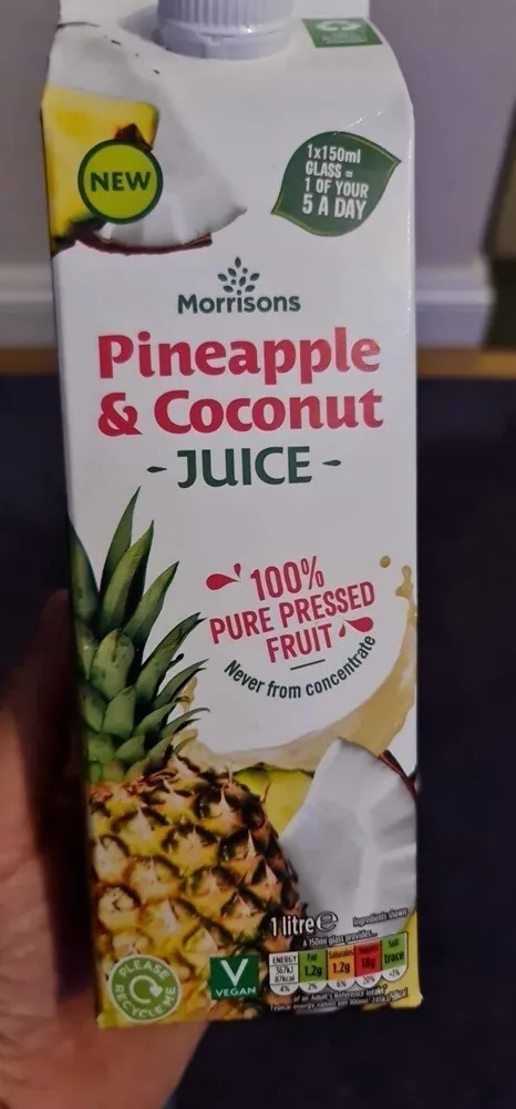 Pineapple coconut juice