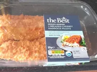 Breaded chunky haddock fillets