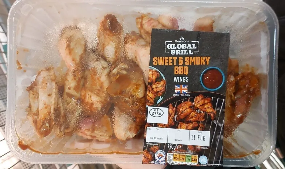 Sweet SMOKY BBQ chicken wings