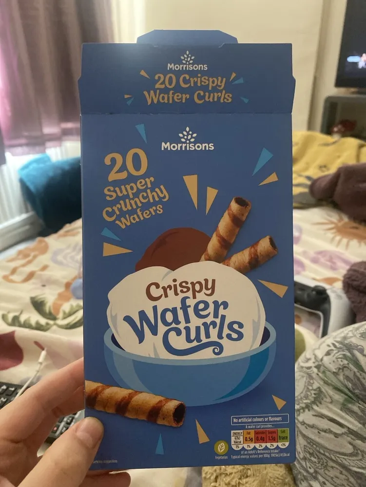 20 Crispy Wafer Curls