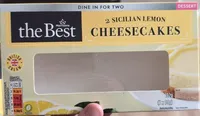 Morrisons The Best 2 Sicilian Lemon Cheesecakes