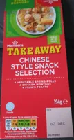 Chinese style snack selection