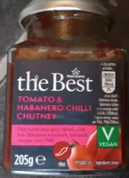 Morrisons the best tomato and habanero chilli chutney