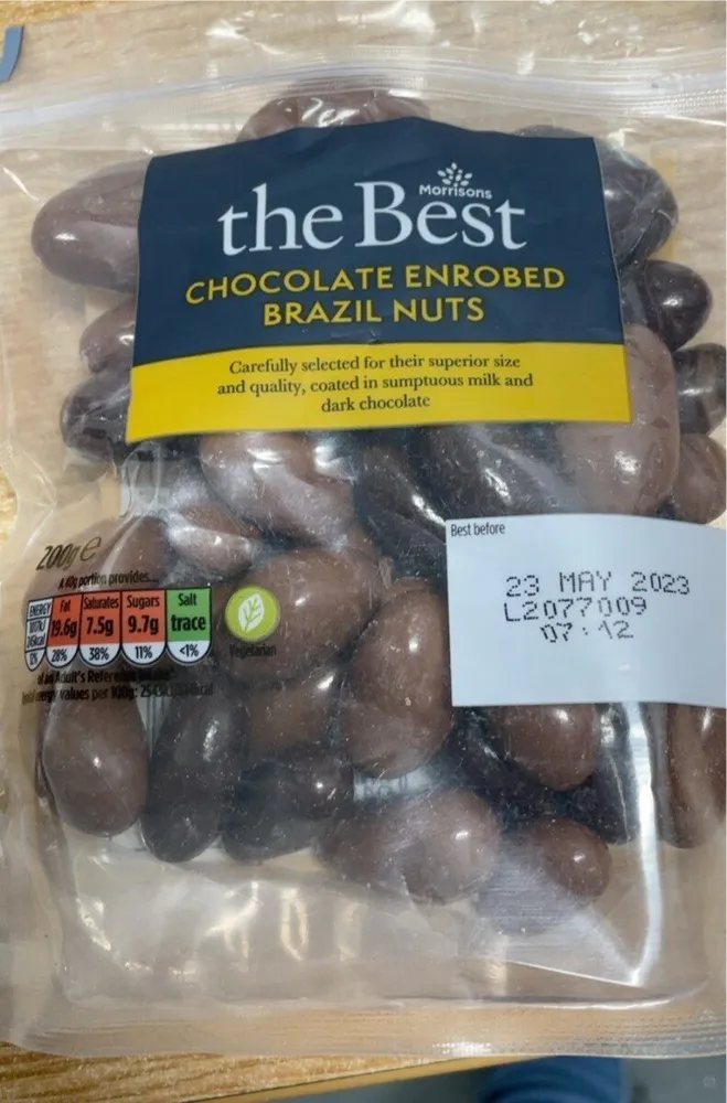 Best chocolate brazil nuts