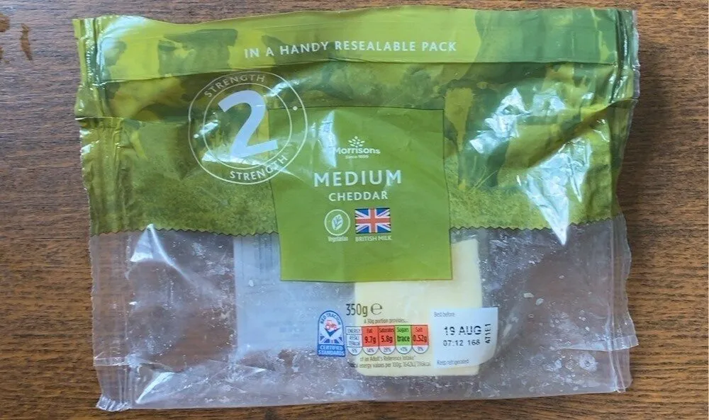 Medium cheddar
