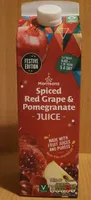 Spiced Red Grape and Pomegranate Juice