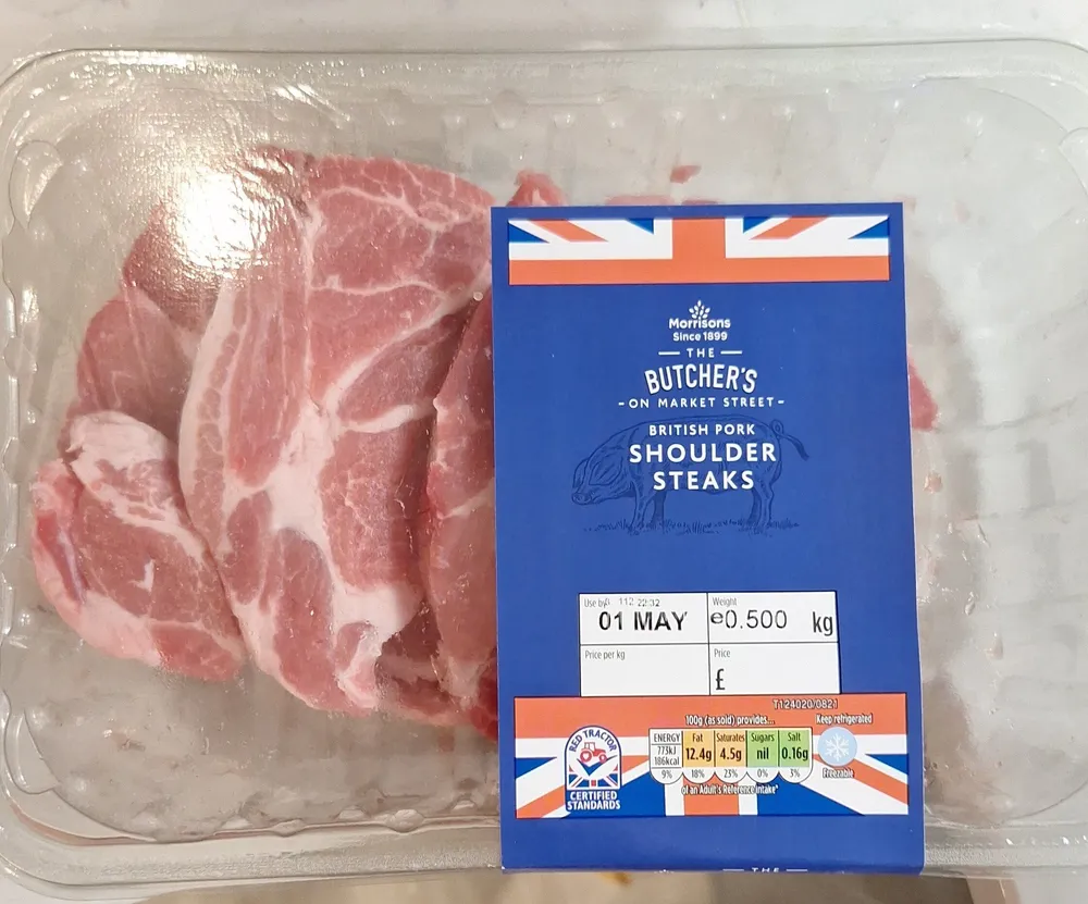 British Pork Shoulder Steaks