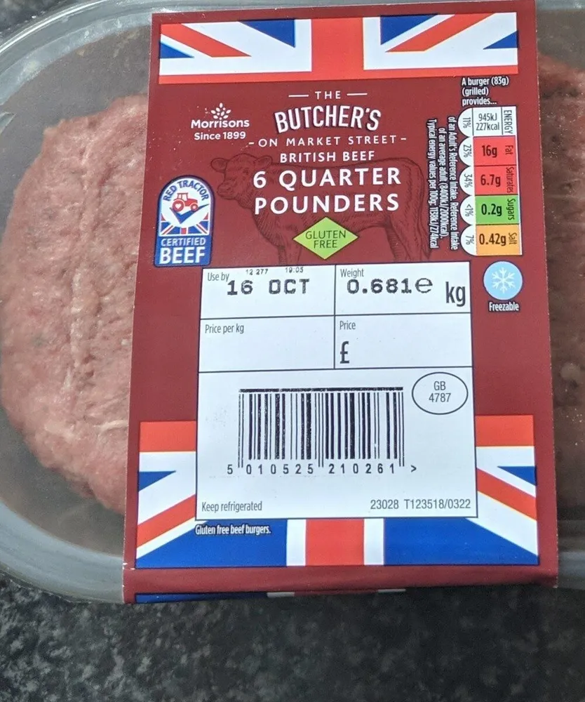 6 quarter pounders