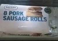 8 pork sausage rolls
