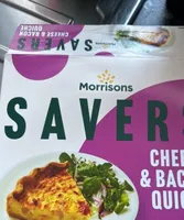 Cheese &bacon quiche