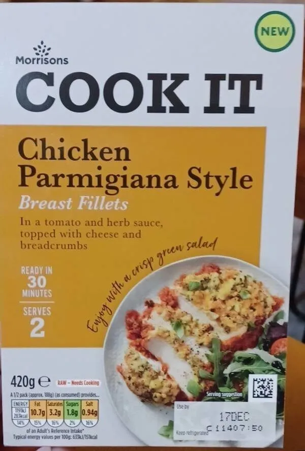 Chicken Parmigiana Style