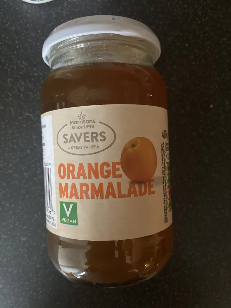 Savers Orange Marmalade