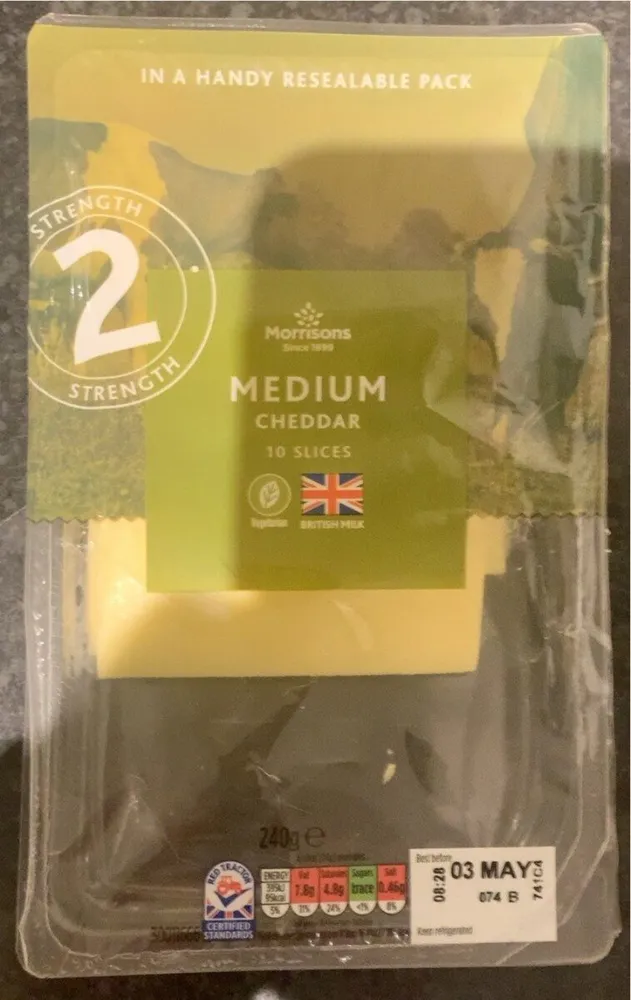 Medium cheddar