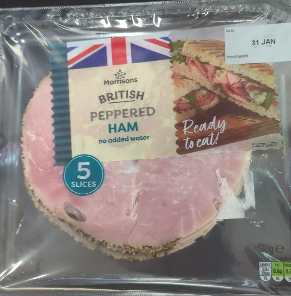Peppered ham