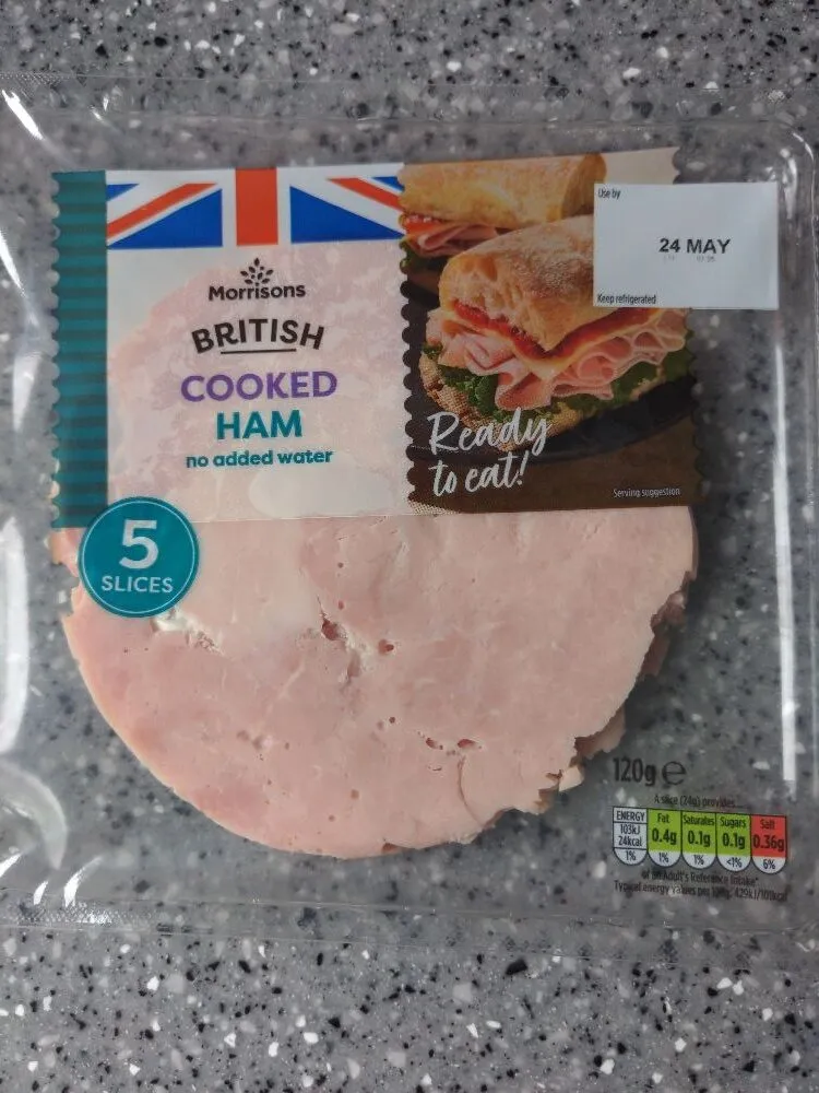 British cooked ham