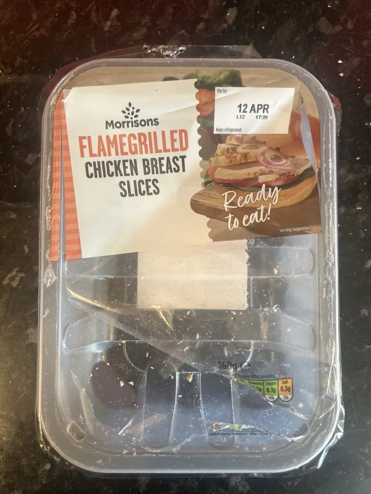 Flamegrilled Chicken Breast Slices