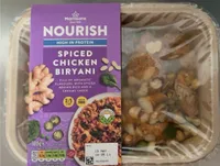 Spiced chicken biriyani