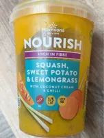 Squash, sweet potato & lemongrass soup