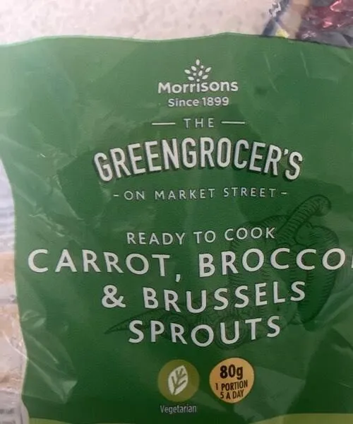 Carrot, Broccoli and Brussels Sprouts