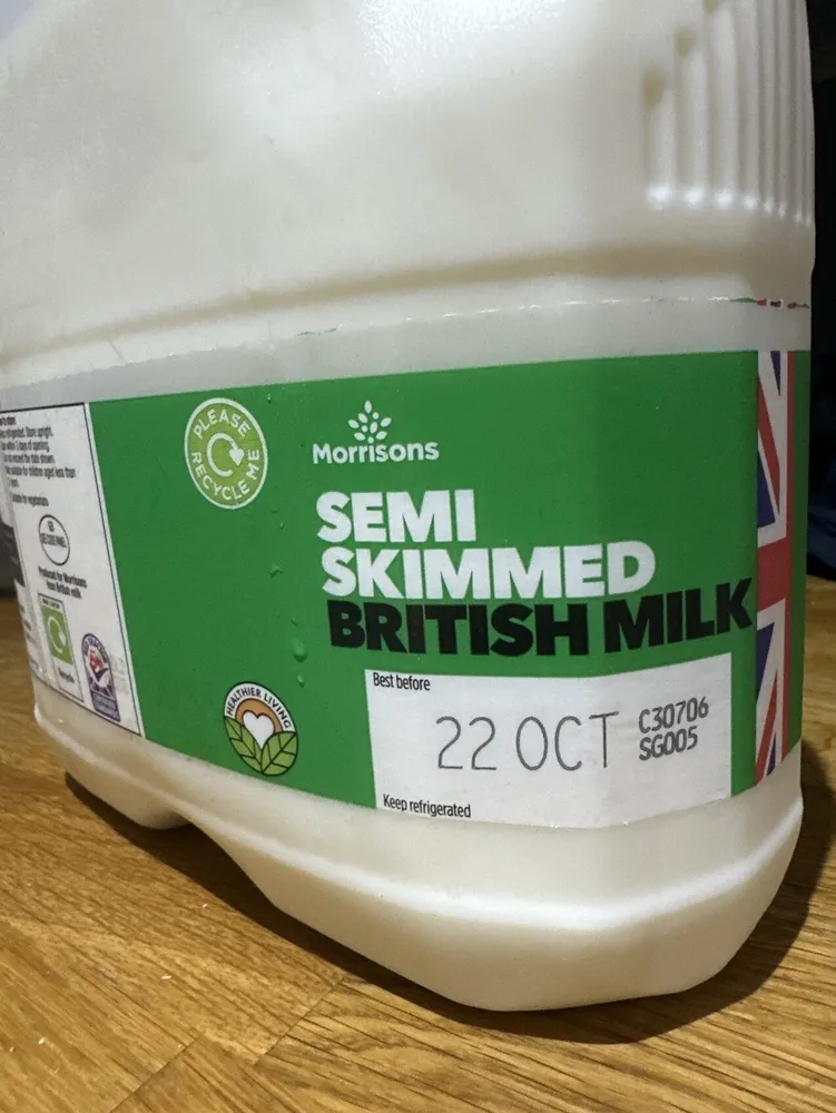 Semi Skimmed British Milk