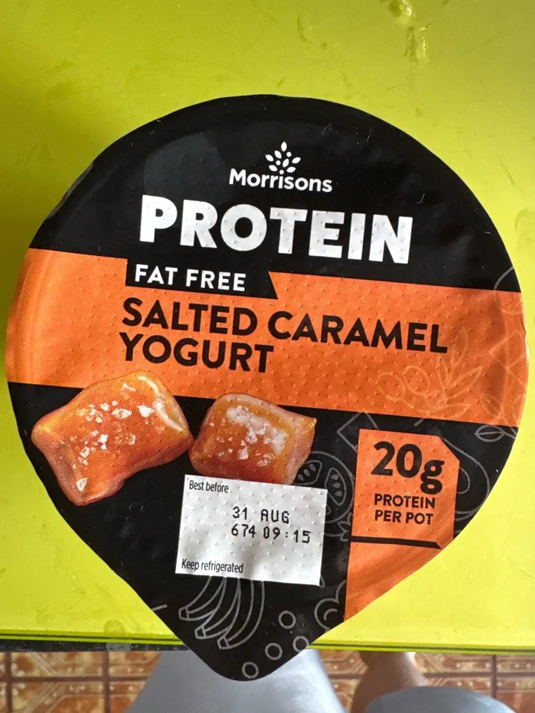 Protein Fat Free Salted Caramel Yogurt