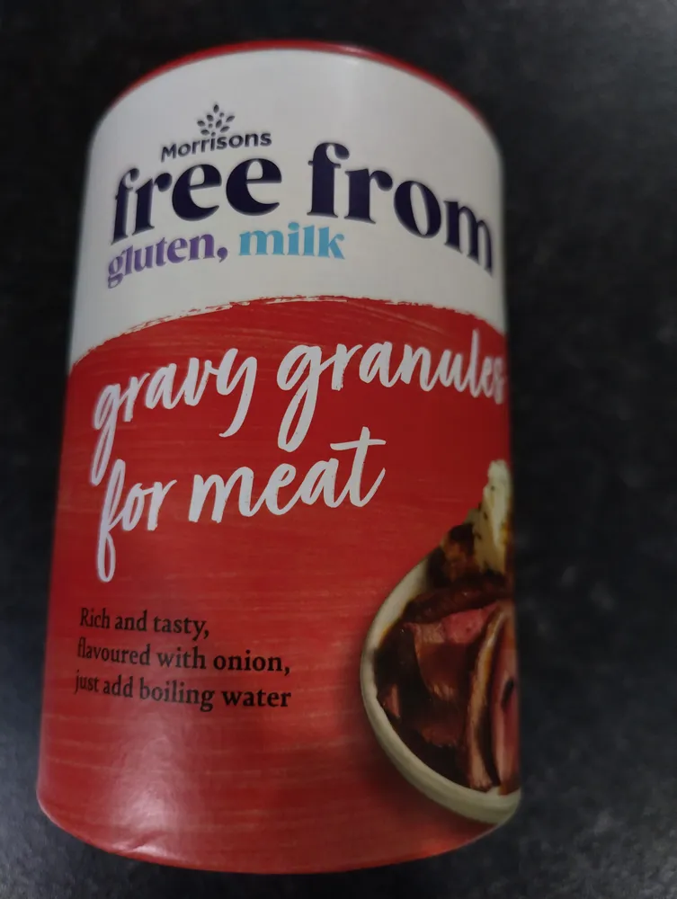 Gravy granules for meat