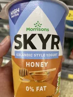 Icelandic Style Yogurt Honey 0% Fat