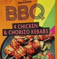 Chicken & Chorizo Kebabs