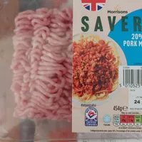 Savers 20% Fat Pork Mince