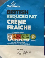 British Reduced Fat Crème Fraîche