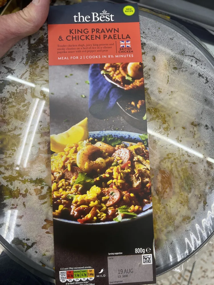 King Prawn And Chicken Paella