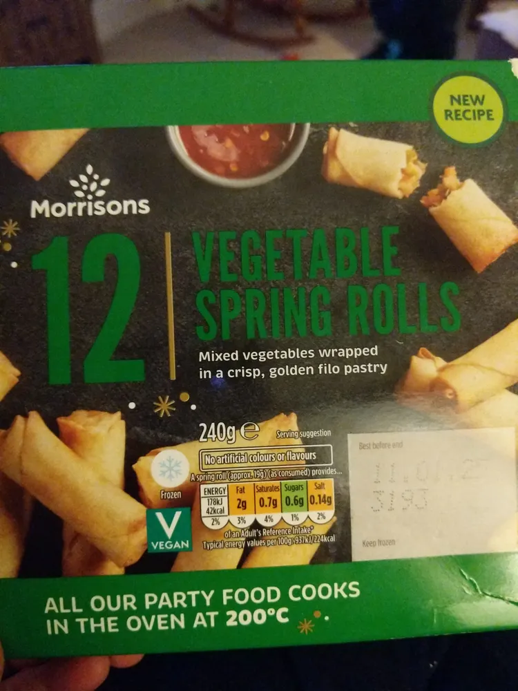 vegetable spring rolls