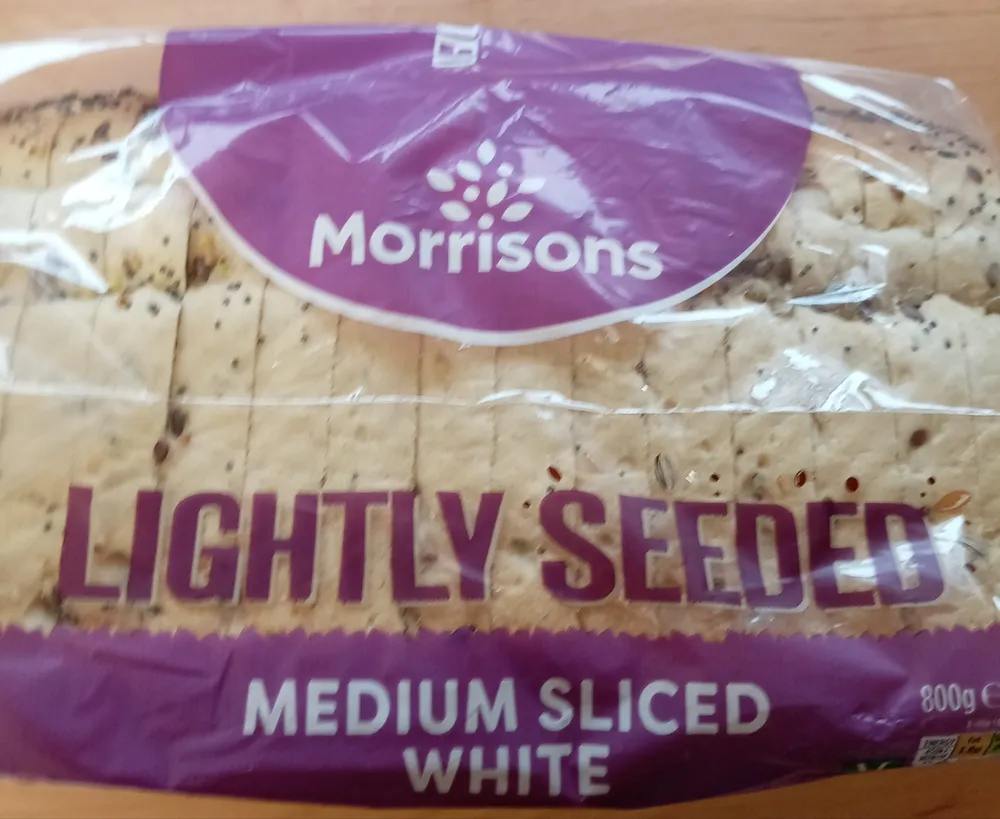 Lightly Seeded Medium Sliced White Bread