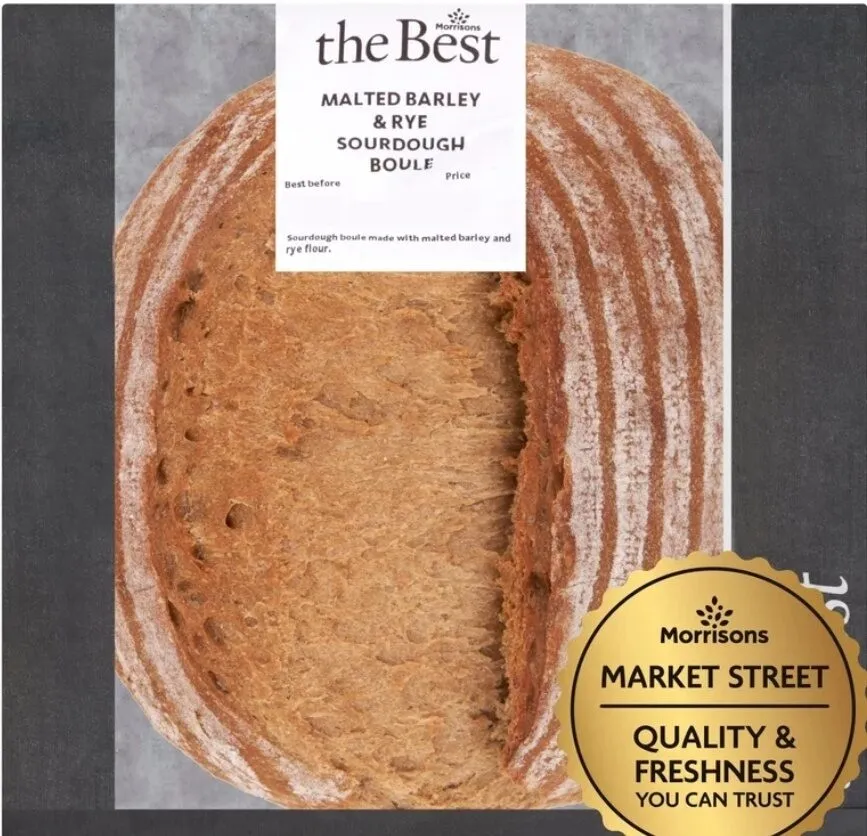 malted barley and rye boule
