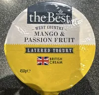 Mango And Passion fruit Layered Yoghurt