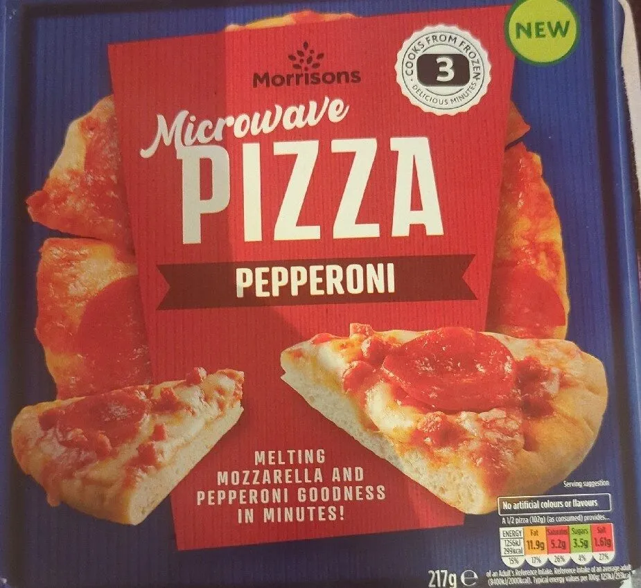 Microwave Pepperoni Pizza