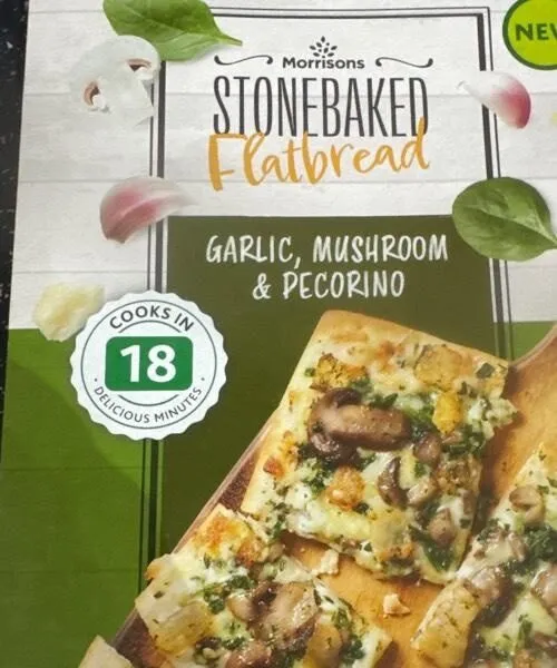 Stone baked flatbread