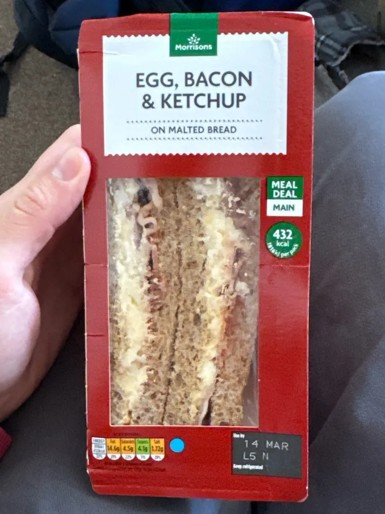 Egg & Bacon sandwich