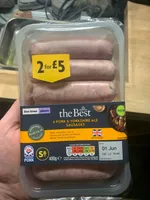 Pork And Yorkshire Ale Sausages