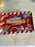 Takeaway halloumi fries