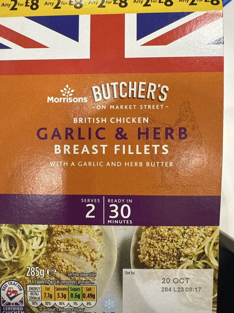 Garlic & Herb Breast Fillets