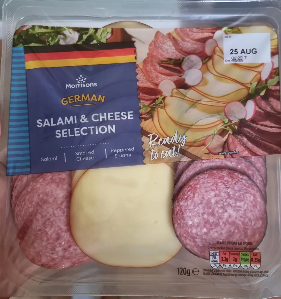 German Salami & Cheese Selection
