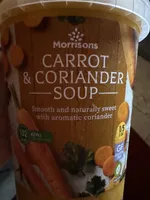 Carrot and coriander soup